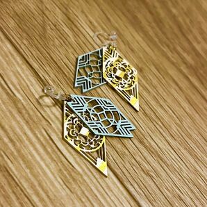 ペーパークラフト イヤリング 紙