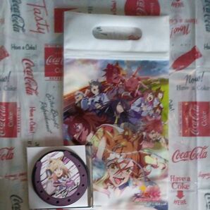 ウマ娘 新時代の扉 コースター1個とポップコーンの袋1枚。