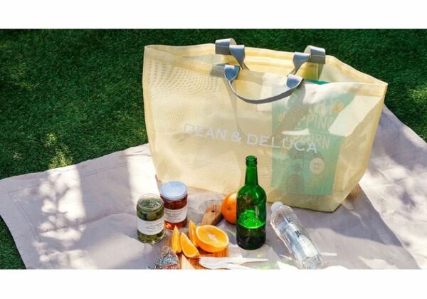 新品未開封公式オンライン購入品 DEAN&DELUCA メッシュトートバッグ シトラスイエローBIGサイズ
