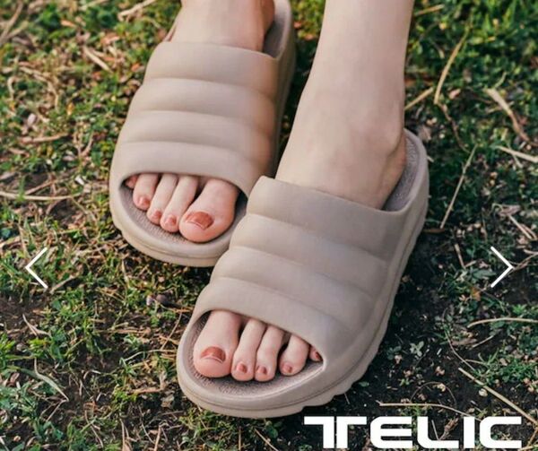 TELIC W-CLOUDリカバリーサンダル (Ash grayサイズ:M (24-24.5cm))