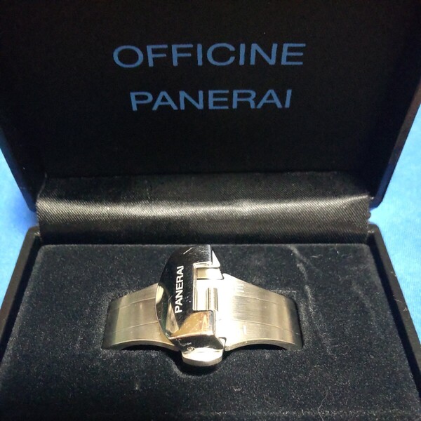 OFFICINE PANERAI BDR オフィチーネ パネライ 正規品 PAV00632 前期 Dバックル 幅 20mm ポリッシュ SS スティール 純正品 専用 箱 付き