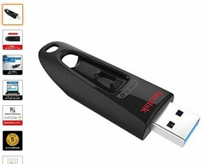SanDisk USB MEMORY 16GB USB 3.0 SLIDE TYPE Ultra SDCZ48-016G-J57