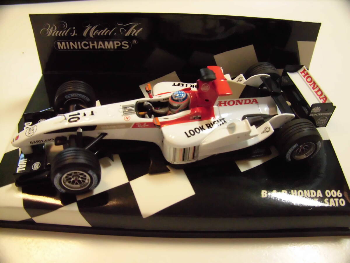 J.ヴィルヌーヴ BAR HONDA 006 ブリヂストン別注 2025年最新】Yahoo!オークション -barホンダ006の中古品・新品
