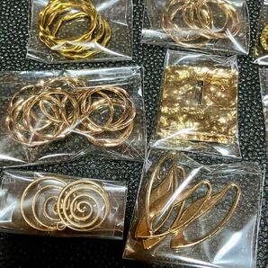 ゴールド使えるリング系パーツ