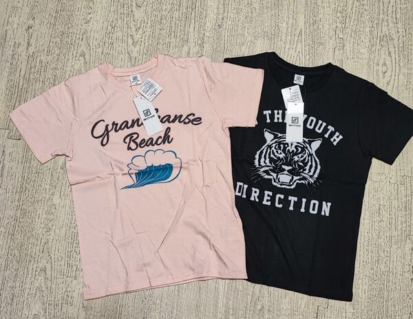 新品未使用*devilock*綿100%*薄手* 半袖Tシャツ*2枚セット*150cm