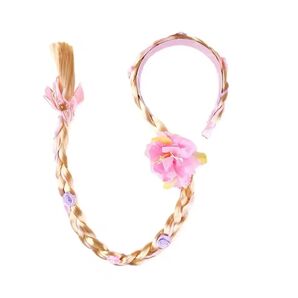 【新品】ラプンツェル風ヘアカチューシャ 三つ編み カチューシャ ディズニー