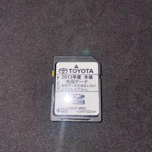 TOYOTA地図SDカード トヨタ 2013年度 冬版 地図データ 4GB