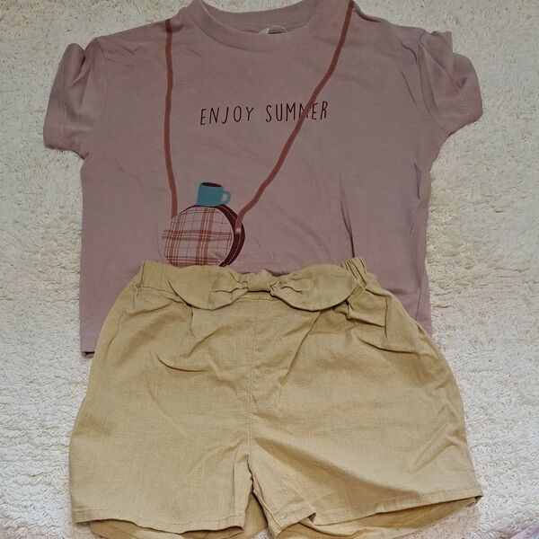 半袖Tシャツ ショートパンツセット 100 新品