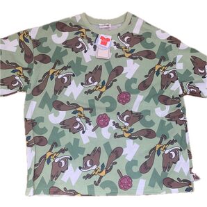 Disney ズートピア Tシャツ 総柄