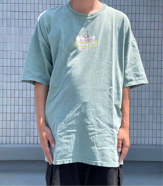 Krispy Kreme Tシャツ 2XL VINTAGEグリーン 企業