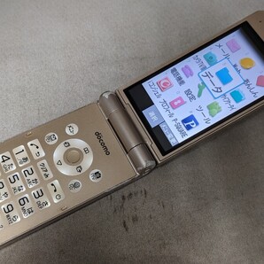 D5086 docomo SIMフリー P-smart P-01J Panasonic 4Gガラホ 簡易確認&簡易清掃&初期化OK 判定○ WebにてSIMロック解除手続受付済
