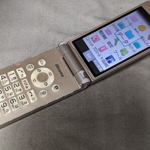 D5099 docomo SIMフリー P-smart P-01J Panasonic 4Gガラホ 簡易確認&簡易清掃&初期化OK 判定○ WebにてSIMロック解除手続受付済