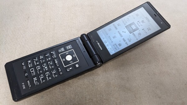 D5120 docomo FOMA F-01E FUJITSU/富士通 簡易動作確認&簡易清掃&初期化OK 判定○ 送料無料 現状品