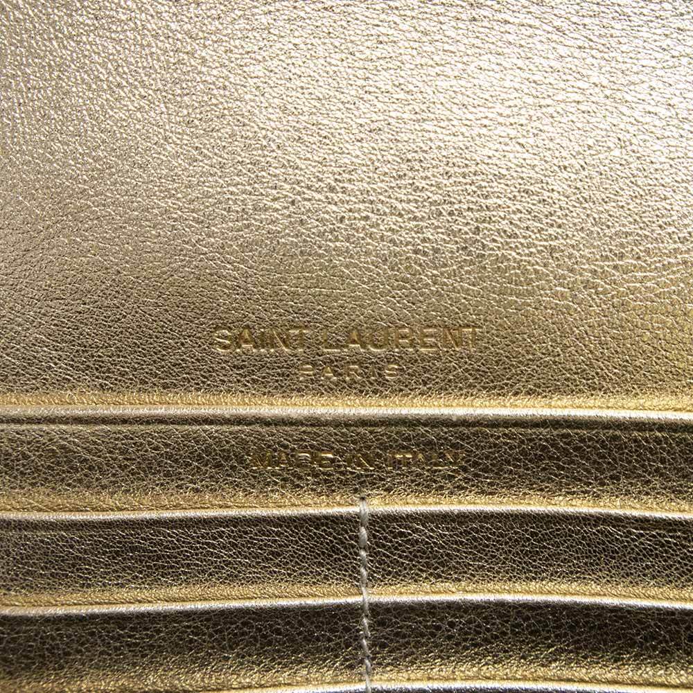 (新品・未使用品)イヴ サンローラン YVES SAINT LAURENT ENVELOPE チェーンウォレット ショルダーバッグ レザー ペールゴールド 402031 (新品・未使用品)イヴ サンローラン YVES SAINT LAURENT ENVELOPE チェーンウォレット ショルダーバッグ レザー ペールゴールド 402031