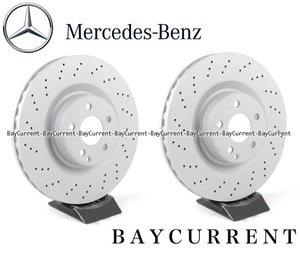 【正規純正OEM】 Mercedes-Benz フロント ブレーキローター 左右 Set SLクラス R230 SL350 SL500 SL550 ディスク ローター 2枚 2214211612