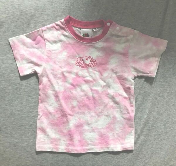 サイズ90 Tシャツ 半袖 ピンク キッズ フルーツオブザルーム