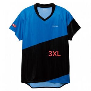 victas 【3XL】ブルー×ブラック ゲームシャツ 新品未使用 ヴィクタス 試合