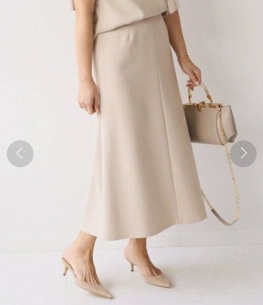 ミューズ ドゥーズィエムクラス Flare Skirt スカート ベージュ