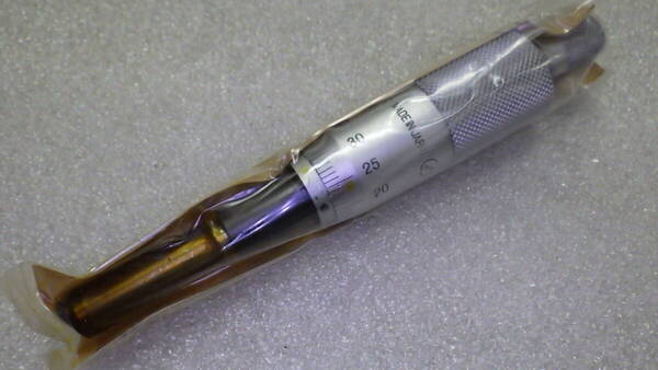 ③ ミツトヨ MHN1-25W 150-192 マイクロメータヘッド 先端平面 自作ミクロトーム ラチェット付 未使用保管品 Mitutoyo