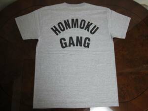 ベイシティ刑事 HONMOKU GANG 小池 定番 Tシャツ 杢グレー 藤竜也 プロハンター 大追跡 横浜 YOKOHAMA MY SOUL TOWN CITY 水原 本牧 石黒成