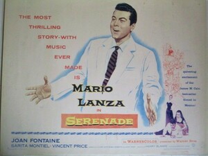  Mario * Lanza * performance [ love .. Serena -te] overseas edition movie poster ( direction * Anthony * man ) Joan * phone Tein 