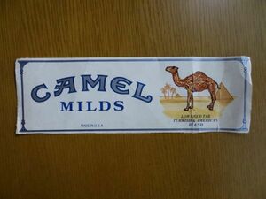 「キャメルマイルド」カートンケースの切抜き　CAMEL MILD