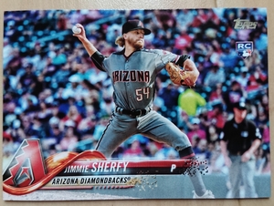 ★RC ルーキー JIMMIE SHERFY TOPPS 2018 #174 MLB メジャーリーグ ROOKIE CARD ジミー シェフィー ARIZONA DIAMONDBACKS