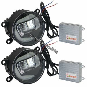 ランドローバー ディスカバリー 4 LR4 SUV（LA） Cawanerl オフロード 車 2010-2013 車 LED フォグ ランプ DRL 走行ランプ