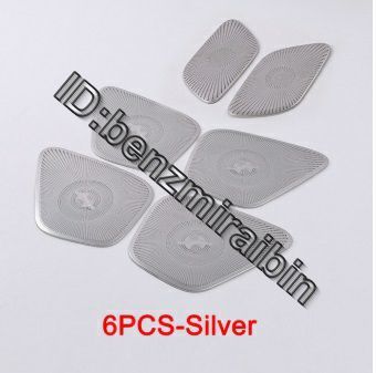 F+R6枚 車 フロント リア ドア オーディオ スピーカー + Aピラー ダッシュボード カバー メルセデス ベンツ Aクラス W177 V177 2019+