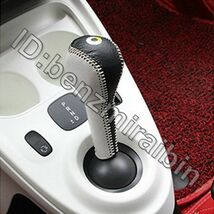 1枚 ハンド ステッチ シフト ハンド カバー Smart Fortwo Forfour 453 ギア ノブ カーインテリア トリム アクセサリー シフトレバー_画像2