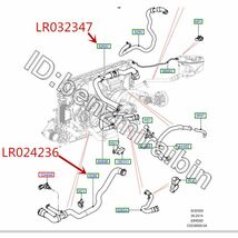 1本　自動車 給水 タンク 上下 給水管 2.0 ランバー ヴォーブ ボイス フレンダー 2 エンジン ラジエーター 冷却 管配水管　 レンジローバー_画像3