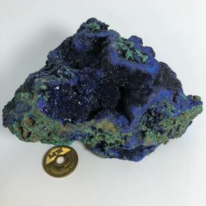 商品NO:1306 アジュライト アジュラマラカイト アズライト マラカイト 藍銅鉱 孔雀石 鉱物 鉱物標本 原石 天然石 標本 パワーストーン