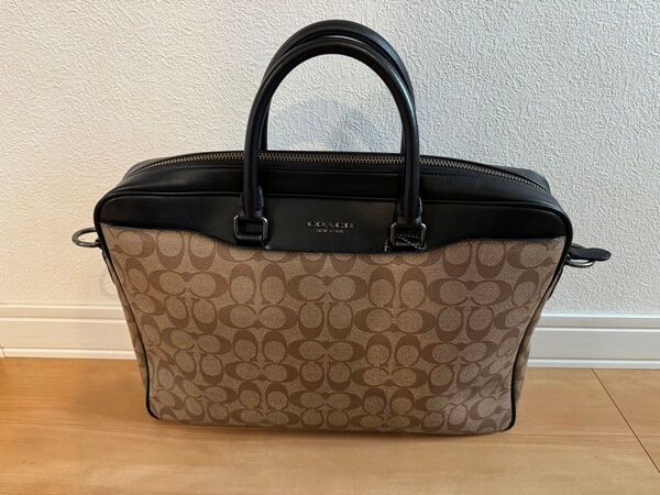 COACH コーチ ブリーフケース シグネチャー ビジネスバッグ