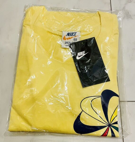 【新品・未使用】Mサイズ NIKE TEE CLASSICS 1 BICYCLE YELLOW / 70年代復刻 ヴィンテージ ビンテージ Tシャツ ゴツナイキ クラシック 古着