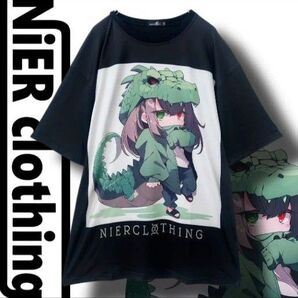 【NieR】HALF SLEEVE CUTSEW【CROCODILE】