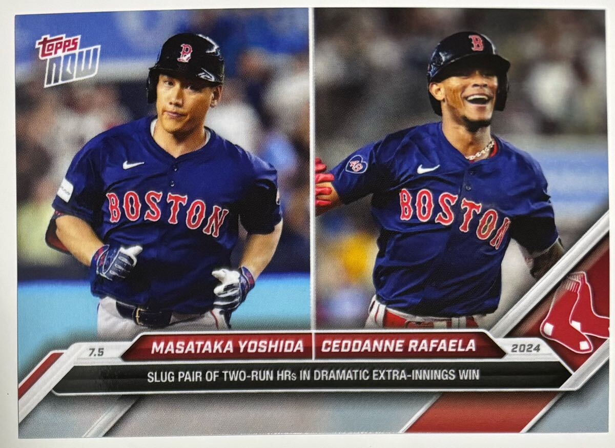 早くも2枚目の「Topps Now」！ 吉田がメジャー初本塁打