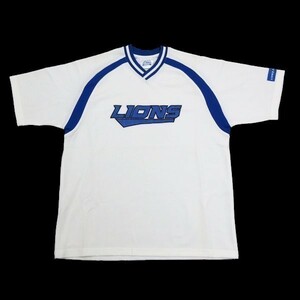 西武ライオンズ/SEIBU LIONS FANCLUB ユニフォームシャツ【L】★白/応援グッズ/W124