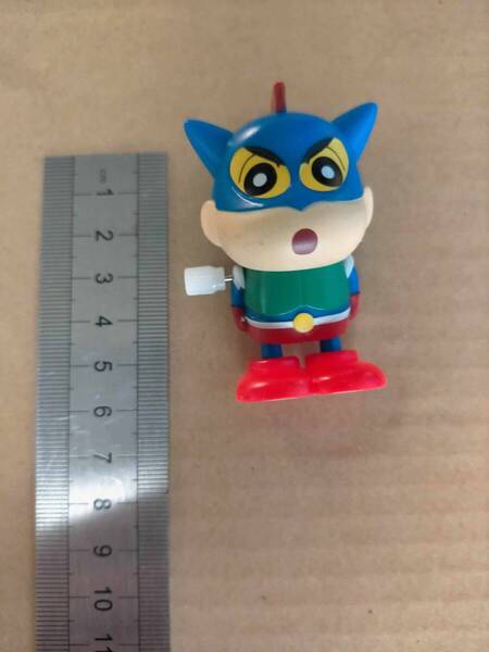 非売品 景品 すき家 クレヨンしんちゃん アクション仮面 しんちゃん ゼンマイ トコトコ フィギュア Crayon Shin chan mascot Figure