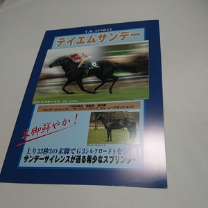 テイエムサンデー 種牡馬パンフレット 定形外郵便送料無料