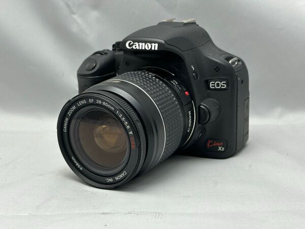 Canon EOS kiss X3 レンズキット♪安心フルセット♪即利用可能♪買い足すものなし!
