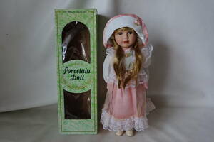 Porcelain Doll/THE PRINCESS COLLECTION【ポーセリンドール/プリンセスコレクション/ベビーピンクのレースドレスが愛らしいブロンド少女】