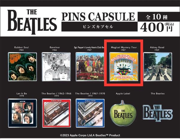 THE BEATLES PINS CAPSULE Magical Mystery Tour/ ビートルズ マジカルミステリーツアー