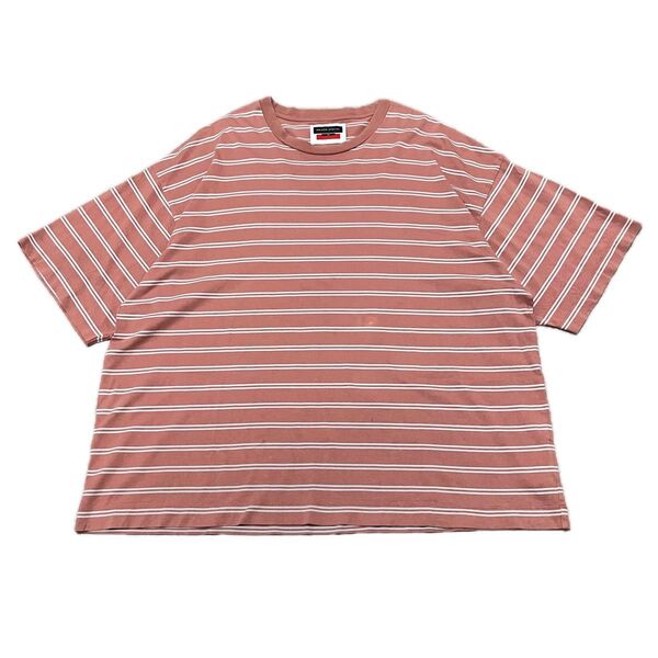 メゾンスペシャル オーバーサイズ ビッグシルエット Tシャツ ボーダー f892