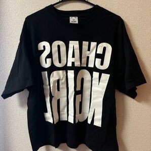 X-girl ブラック 半袖プリントTシャツ