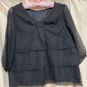 新品!ブラウス☆黒 ブラック