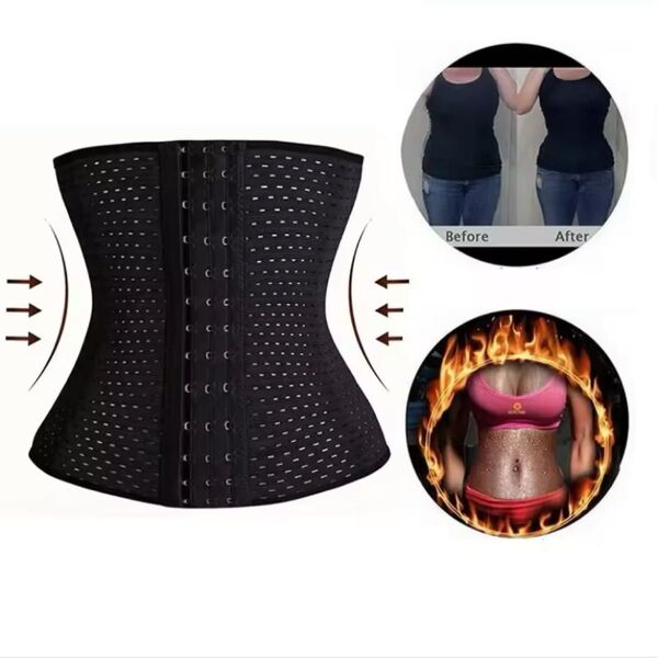 新品 美品 ダイエット コルセット くびれ ウエスト シェイパー 補正 発汗 ウェイト 筋トレ