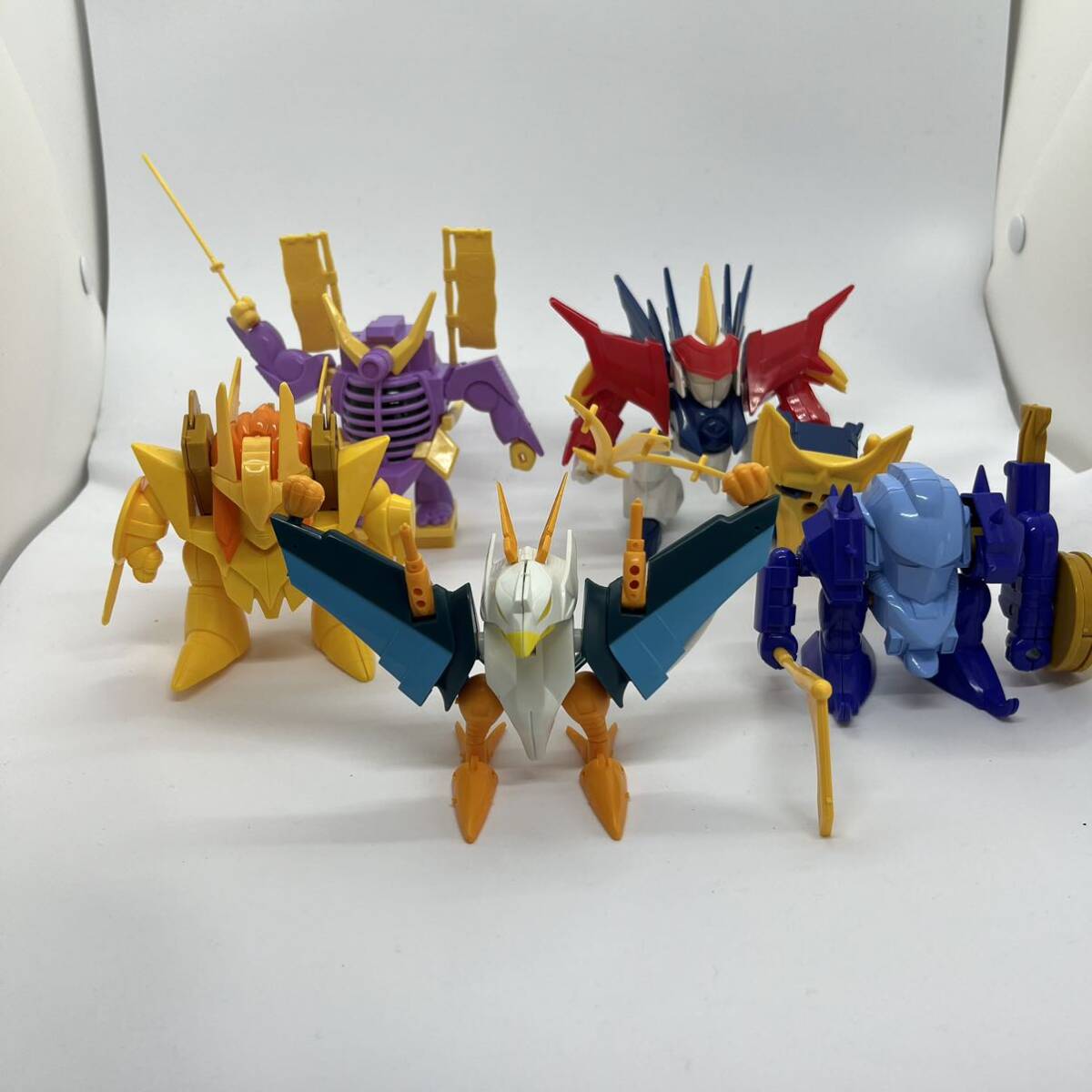 魔神英雄伝ワタル　プラモデル　プラクション 組み立て済み　箱付き６個セット