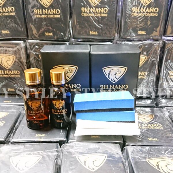 9H セラミックコーティング ナノコーティング 30ml (箱付き) 2本