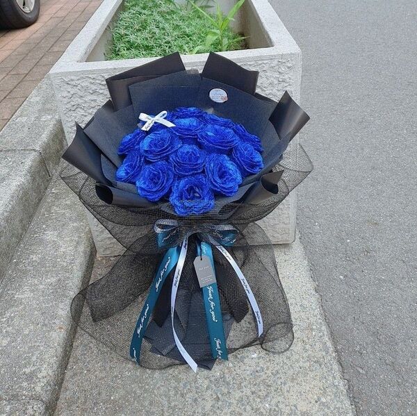 ソープフラワー造花薔薇 お誕生日・お祝い 花束
