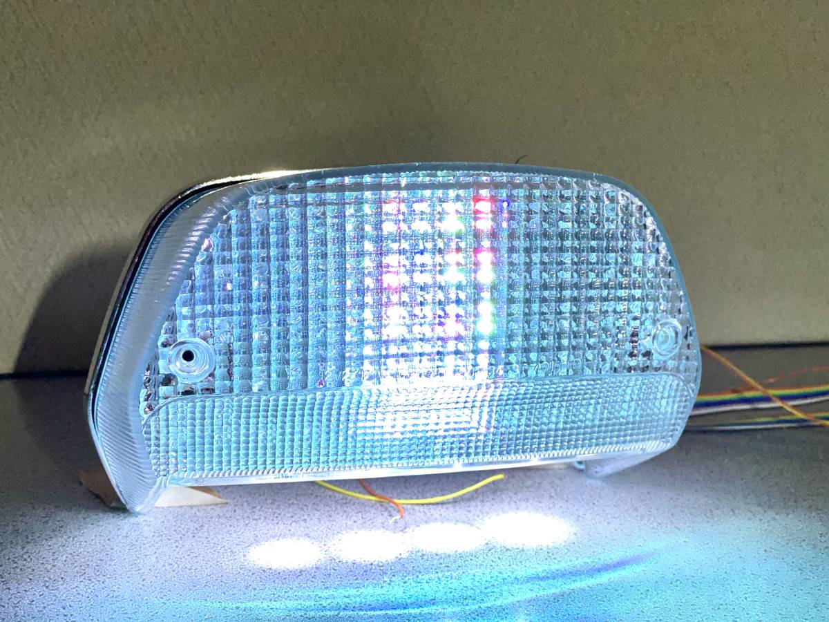 ゼファー400 流れるようなled テールランプ くるくるテール RGB ゼファー400 流れるようなled テールランプ くるくるテール RGB